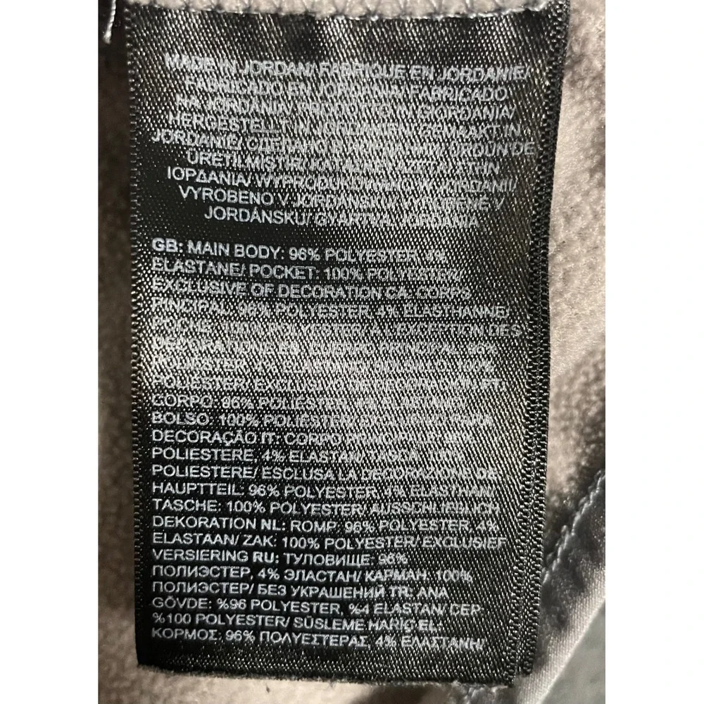 The North Face Mens Canyonlands Full Zip Fleece Jacket Grey Heather Large L